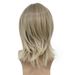 Synthetic Clip-in New Men's Wig Men's Golden Side Parted Medium Length Wig Temperament Wig_voghion.com