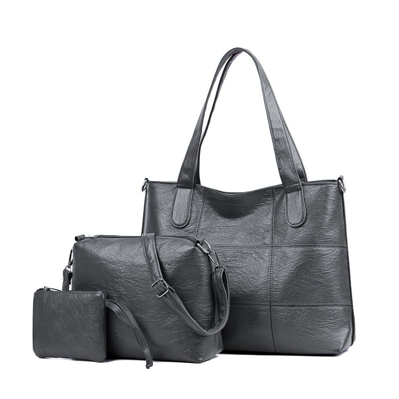 Damentaschen Damenhandtaschen Neue urbane Mütter mittleren Alters Eine Schulter Große Kapazität Einfache Umhängetasche für Mutter und Kind_voghion.com
