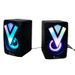 Caixas de som USB RGB para PC e laptop - Barra de som de mesa com fio para uso doméstico e no escritório_voghion.com