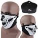 Kaou Skull Half Face veido kaukė Slidinėjimo riedlenčių snieglenčių motociklų dviračių apsauga_voghion.com