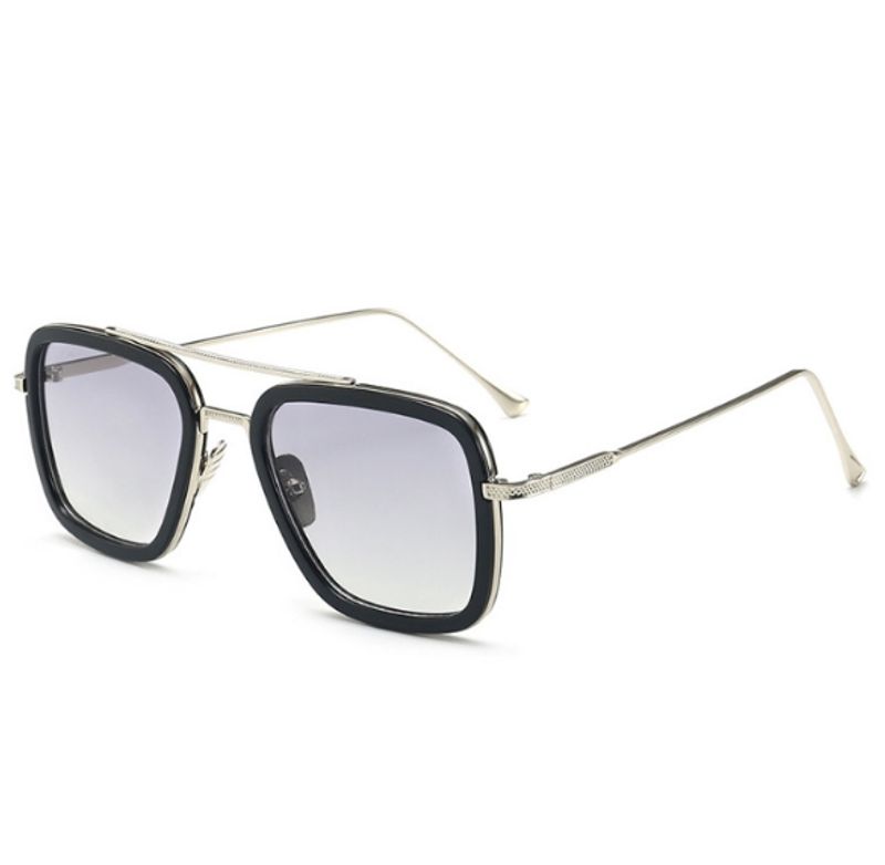 New Movie Far From Home Square Sunglasses Men Edith Glasses Retro Holland Glasses_voghion.com