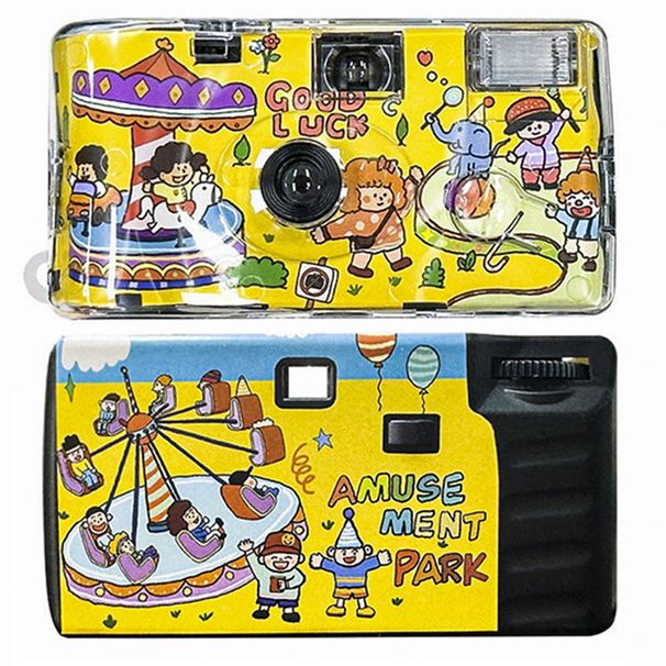 35mm Film With Flash One Time 400 ISO Disposable Camera For Gathering Wedding Travel Party Supplies_voghion.com