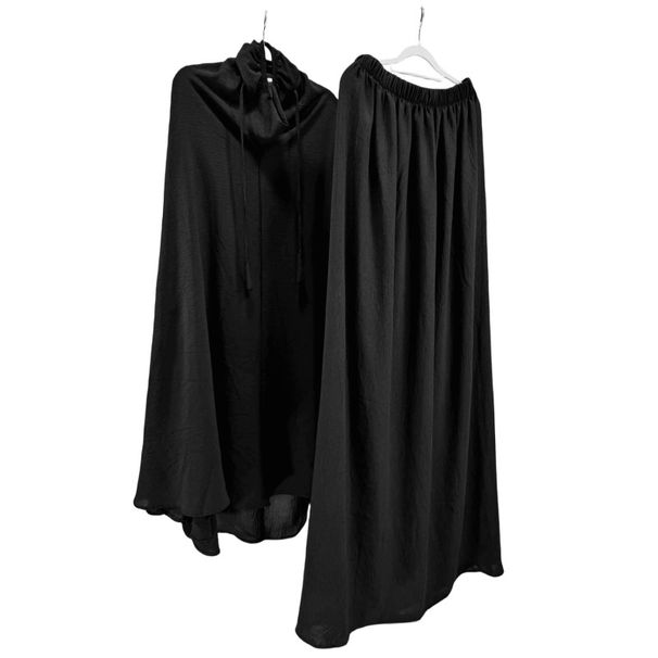 2025 New Dubai Malai Clothing Kaftan Women's Drawstring Set_voghion.com