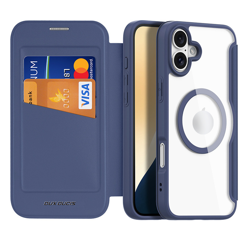 Telefoonhoesje 16pro Mobiele telefoonhoesje Flip-kaartsleuf 16case Sterke magnetische zuigkracht_voghion.com