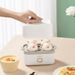 Double-Layer Electric Egg Cooker, Timed Egg Cooker, Automatic Steamer, Egg Pudding Maker, Food Warmer, Breakfast Machine_voghion.com