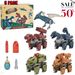 5 Pack Dinosaur Toys For Kids Age 3+, Take Part Toys Dinosaur STEM Building Toys Set For Toddler_voghion.com