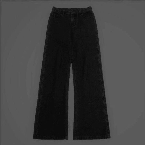 Jean évasé rétro pour homme – Pantalon bootcut en coton mélangé légèrement extensible (26-40) – Pantalon taille haute vintage à pattes d'éléphant pour le disco et le streetwear_voghion.com