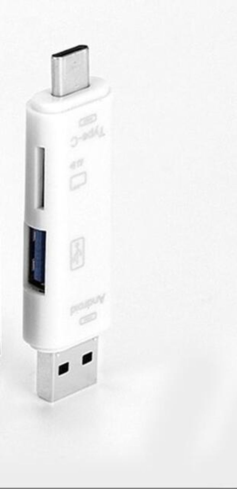5 în 1 multifuncțional USB 2.0 tip C/Usb/Micro USB/TF/SD cititor de carduri de memorie OTG adaptor cititor de carduri accesorii pentru telefoane mobile_voghion.com