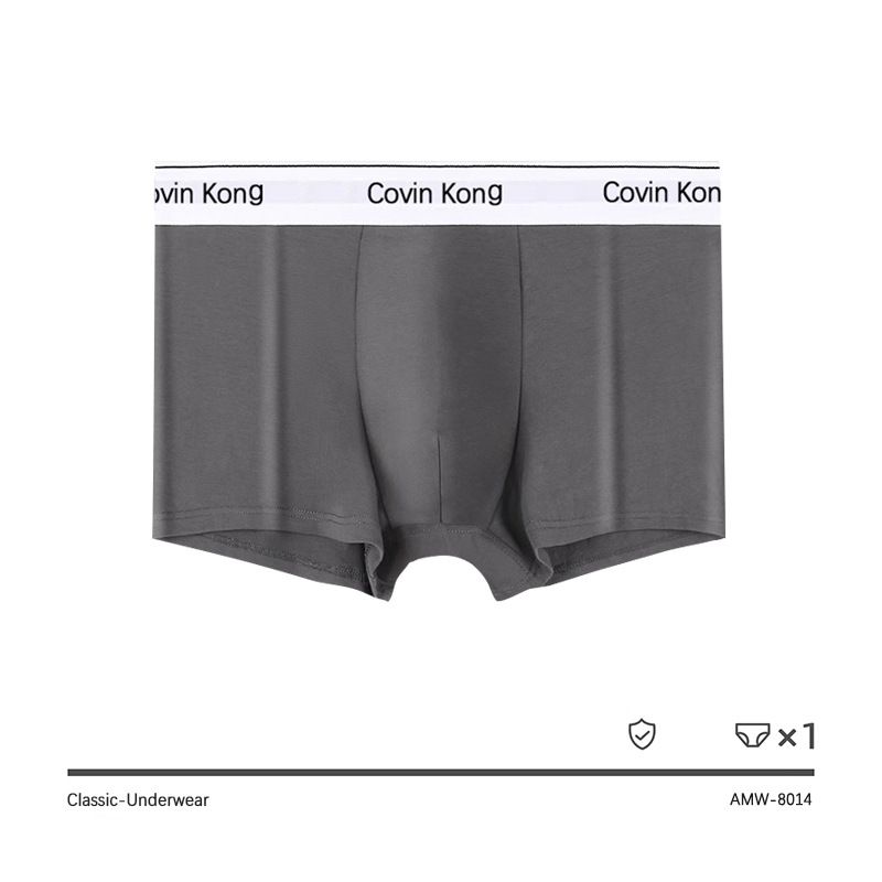 Herren-Boxershorts aus Baumwolle – Atmungsaktive, bequeme und nahtlose Unterwäsche für den täglichen Gebrauch (Schwarz, Grau, Weiß, Marineblau, Dunkelgrau, Rot) – M-XXXL_voghion.com