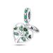 Women's Jewelry Green Horseshoe Tree Of Life Four Leaf Clover Pendant Beads DIY Jewelry Accessories Bracelet Copper Plated 925 Silver_voghion.com