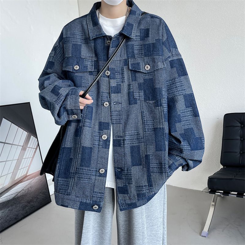 Ole Yanxuan Herbst Neues Produkt Gewaschene Jeansjacke Jungen Lee Tide Marke Hong Kong Style Fried Street Workwear_voghion.com