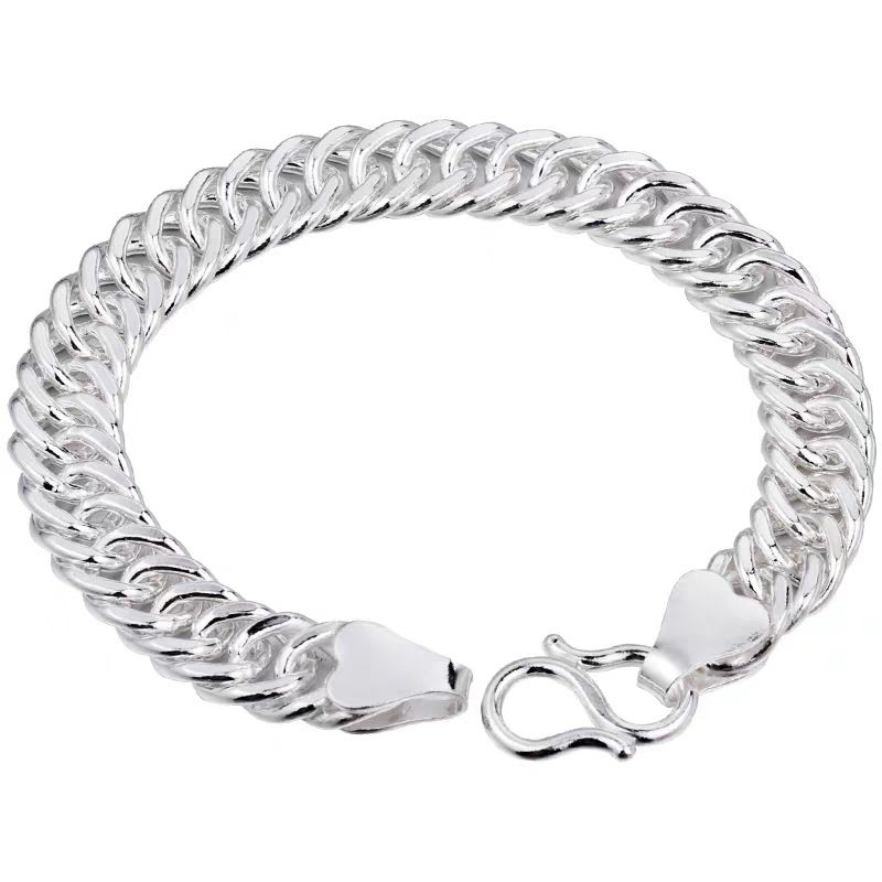 Niche High-End Design Bold Personality Bracelet For Men Hip-Hop Horsewhip Chain Fashion Versatile Jewelry Men's_voghion.com