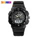 skmei double display outdoor sports multi-functional men's watch time beauty 3 time waterproof luminous pointer electronic watch_voghion.com