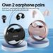 PAZA CT2 Wireless Bluetooth 5.4 Earphones Ultra-low Game Latency Earbuds Dual Gold-standard Sound Quality Headphones_voghion.com