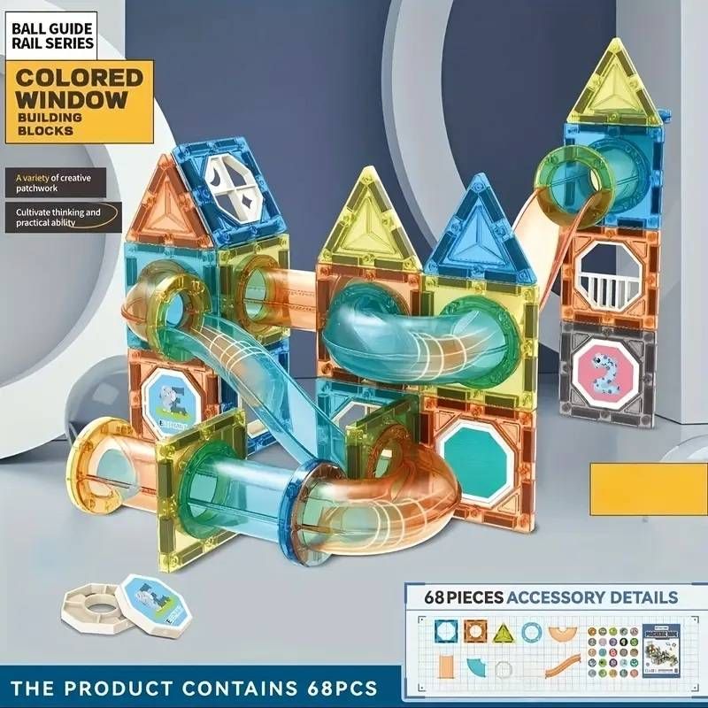 "Magic Magnetic Tiles – Strong & Safe, 360° Free Rotation! Inspire Young Engineers & Artists!"_voghion.com