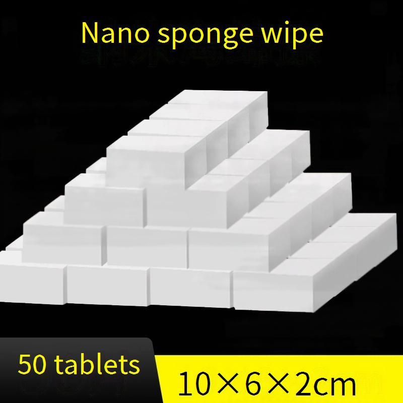 Magic Nano Sponge Cleaning Pads - Extra Thick & Dense Scrub Sponges For Kitchen, Dishes, Shoes, Cups & Household Cleaning (Pack Of 10/20/30/50/100)​_voghion.com