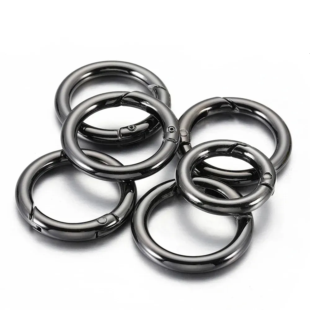 6er-Packung Tor-O-Ring-Schnallen-Metallverschlüsse, Karabinerhaken, Feder-Schlüsselanhänger, DIY-Taschen-, Gepäck- und Schmuckzubehör 250911_voghion.com