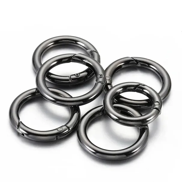 6er-Packung Tor-O-Ring-Schnallen-Metallverschlüsse, Karabinerhaken, Feder-Schlüsselanhänger, DIY-Taschen-, Gepäck- und Schmuckzubehör 250911_voghion.com