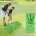 1pc Foldable Golf Hitting Mat; Swing Training Aid Portable Golf Practice Training Mat_voghion.com