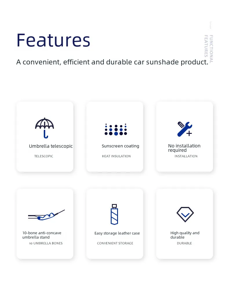 Auto saulessargs priekšējais vējstikls auto saules aizsargkrēms siltumizolācija saulessargs titāna sudraba logu saulessargs vasara_voghion.com