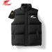 JNAK Gilet da uomo in cotone imbottito, stile casual, versatile, con collo alto, caldo e spesso, autunno e inverno_voghion.com