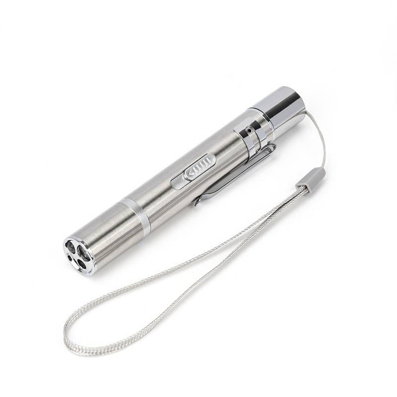 Fire-hastigheds mønster laser kattepen USB direkte opladning laser kattepind kattelegetøj kæledyrsartikler kattelegetøj_voghion.com