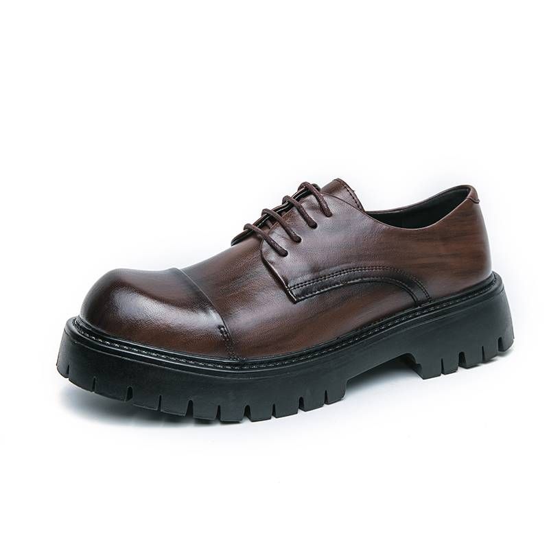 Men Oxfords Dress Shoes Brogue Lace Up Italian Mens Casual Shoes Luxury Brand Moccasins Loafers Plus Size 38-45_voghion.com