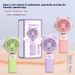 Cute Animal Mini Handheld USB Fan - 3 Speed Rechargeable, Portable For Students & Gifts_voghion.com