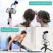 Fill Light, Microphone, Selfie Stick Set, 5-in-1 Portable Mobile Phone Tripod, Suitable For Live Streaming, Vlog, Outdoor Activities, Interviews_voghion.com
