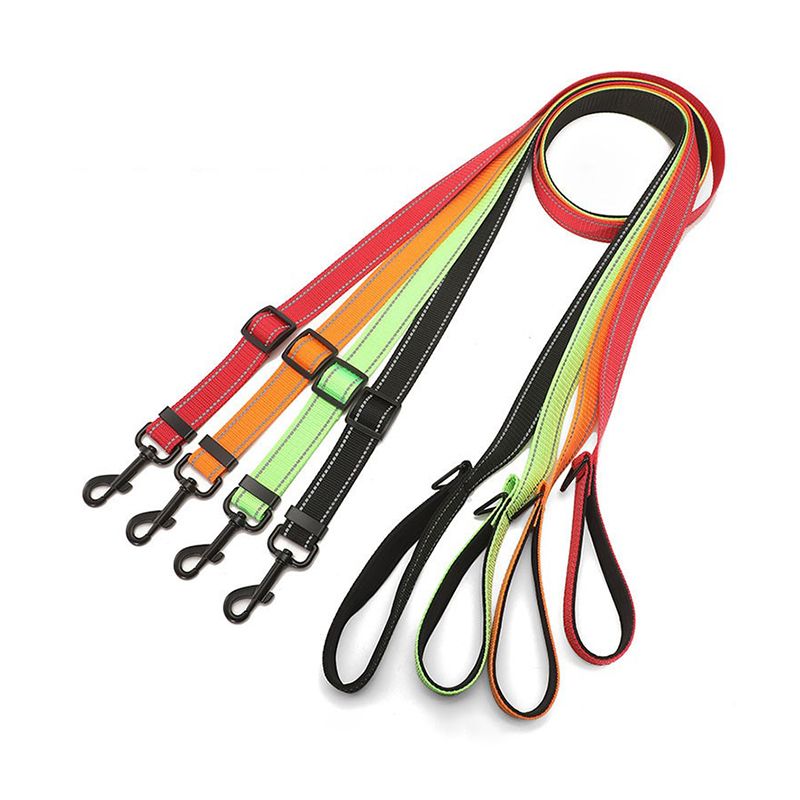 1,8 m lange, reflektierende Nylon-Hundeleine für den Außenbereich_voghion.com