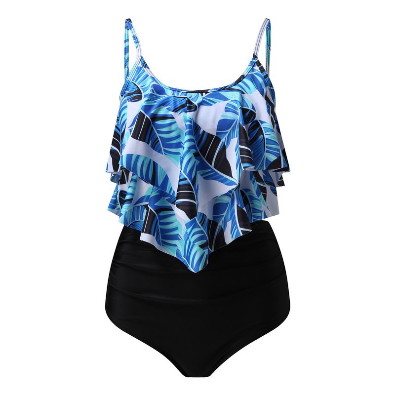 Maillot de bain deux pièces Verve New Style, ensemble bikini sexy imprimé couleur unie, maillots de bain pour femmes_voghion.com