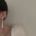 Silver Needle Czech Crystal Simple Long Tassel Elegant Hong Kong Ins Cool Style Drop Earrings Trendy_voghion.com