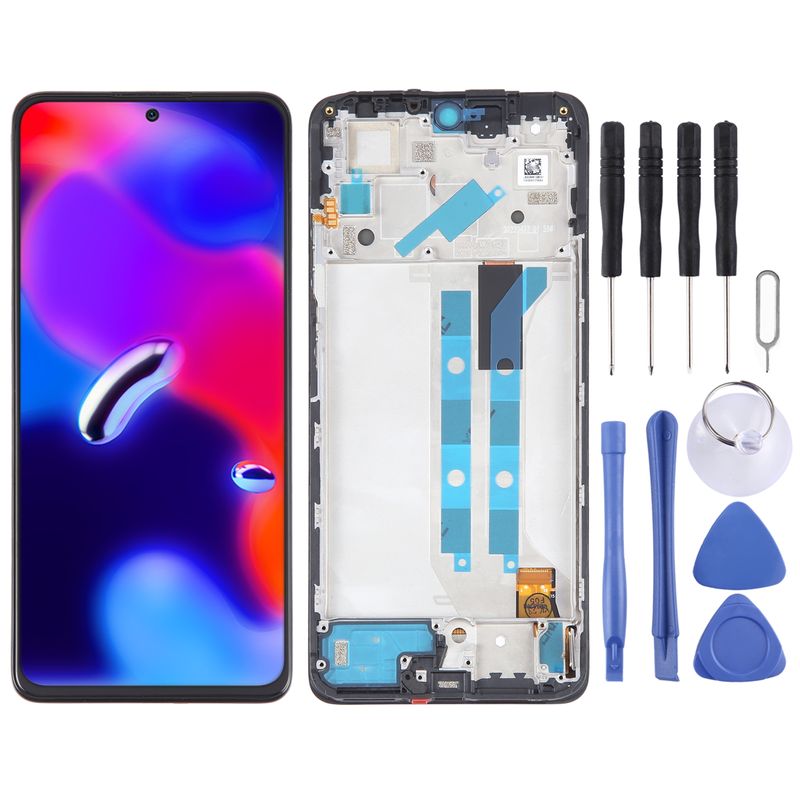 OLED Material LCD Screen For Xiaomi Redmi Note 11 Pro+ 5G India Digitizer Full Assembly with Frame_voghion.com