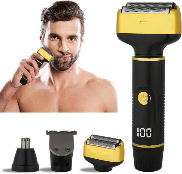 Unisex 3-in-1-Trimmer – LED-schmerzfreie Aluminiumfolie_voghion.com