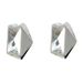 New plain diamond shaped irregular with geometric buckles, niche design, high-end ear loops, fashionable and cool_voghion.com