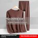 Herbst Winter Deutsche Thermounterwäsche Set Herren, Herbstkleidung und Hose mit dickem Samt für Wärme, Herren Basisshirt_voghion.com