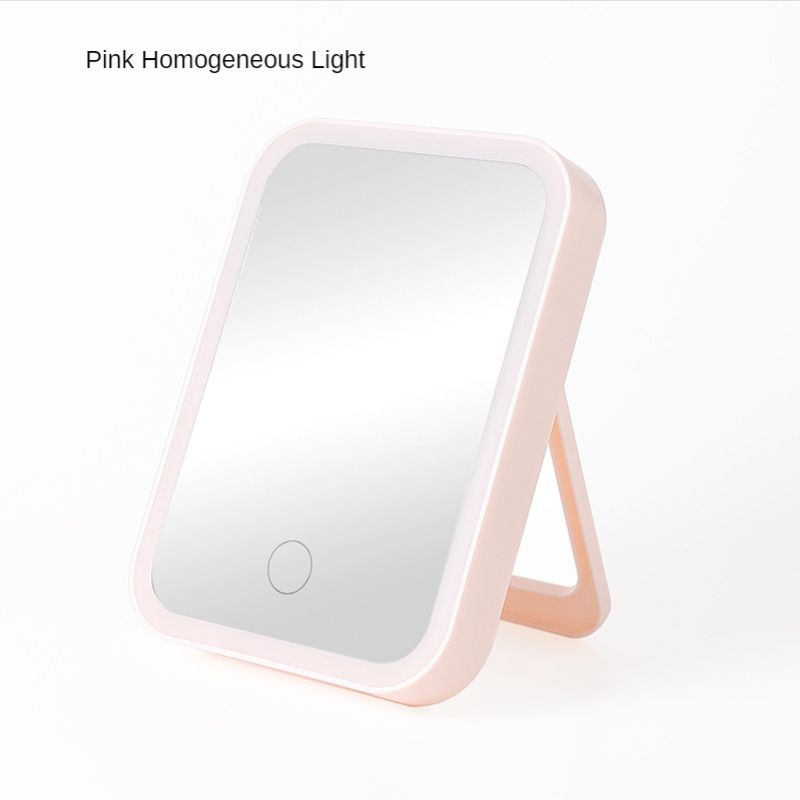 Make-up Mirror Charging Complement Table Folding Portable Mirror Led Make-up Mirror with Light_voghion.com