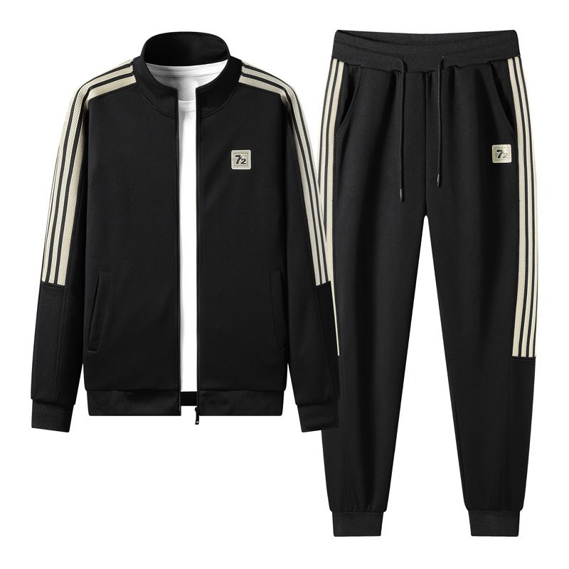 Abbigliamento maschile 2024 autunno caldo uomo tuta sportiva uomo felpa tuta uomo tuta cardigan cerniera due pezzi abbigliamento sportivo uomo_voghion.com