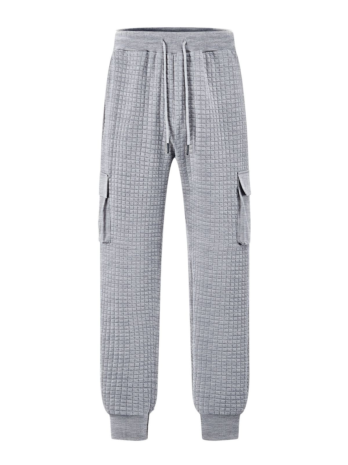 Men's Checkered Jogger Pants – Stylish Plaid Cargo Pants With Drawstring Waist & Belt Loops (6 Colors, S-XXXL)_voghion.com