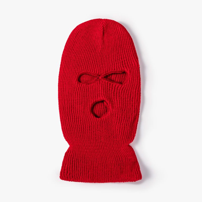 Winter Outdoor Cycling Baotou Leaky Eye Hip Hop Knitted Hat Men's Outdoor Warm Thick Warm Knitted Hat Women_voghion.com
