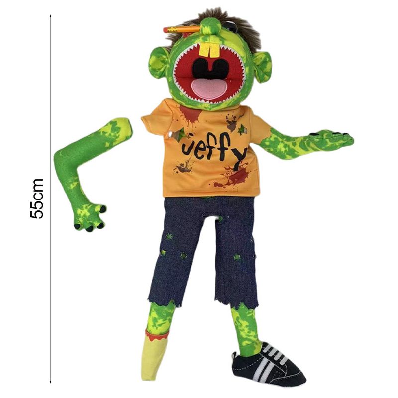 Jeffy Hand Puppet Toy With Tops Shoes Adventure Game Plushies Role-Play Toy Imaginative Pretend Play Storytelling Prop Halloween Christmas Gift_voghion.com