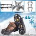 Catena anti-ghiaccio a 8 denti per esterni, professionale, con artigli da neve, arrampicata, escursionismo, copriscarpe antiscivolo, multifunzionale_voghion.com