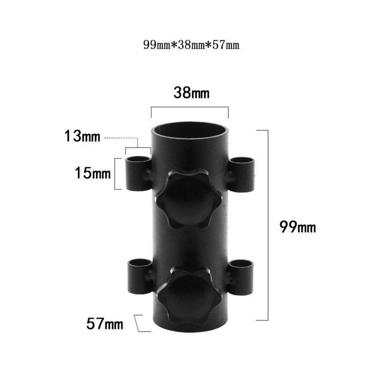 Ancoraggio per palo per telone resistente - Base regolabile per pali per tenda da sole di grande diametro (1,5"-2,5") | Stabilizzatore universale per tenda/ombrellone/baldacchino_voghion.com