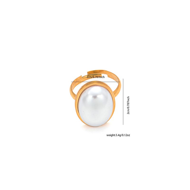 Ins New Trendy Fashion Cuban Chain Pearl High-end Light Luxury Oval Necklace Exquisite Set_voghion.com