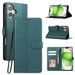 Leather Protective Phone Case for IPhone 13 12 Mini 16 15 14 11 Pro Max XS XR 8 Plus Wrist Strap Wallet with Card Holder Cover_voghion.com