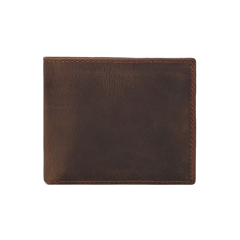 Portofel vintage din piele pentru bărbați, scurt, cu mai multe buzunare pentru carduri, pentru monede_voghion.com