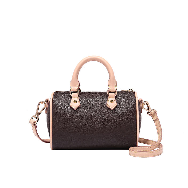 Mini borsa a tracolla Boston vintage da donna con tracolla estiva_voghion.com