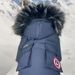 Autumn Winter Thickened Warm Dog Clothes Schnauzer Teddy Bichon Fur Collar Down Jacket_voghion.com