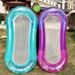 Anelli da nuoto in rete permeabile, gonfiabili, galleggianti, con cuscino incorporato, letto galleggiante gonfiabile, sedia a sdraio da spiaggia_voghion.com