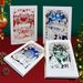 Christmas Handcrafted 3D Greeting Cards With Laser Engraving & Gold Foiling - Festive Tabletop Decor For Holiday Cheer (Set Of 4 Designs)_voghion.com